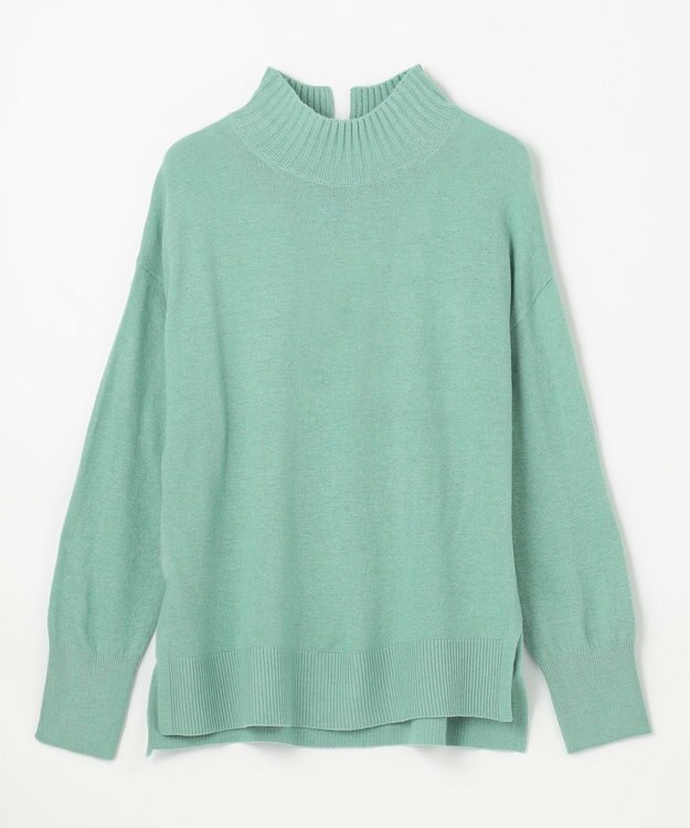 ANY 【手洗い可】イタリーヤーンウールカシミヤミックスプルオーバー ミント