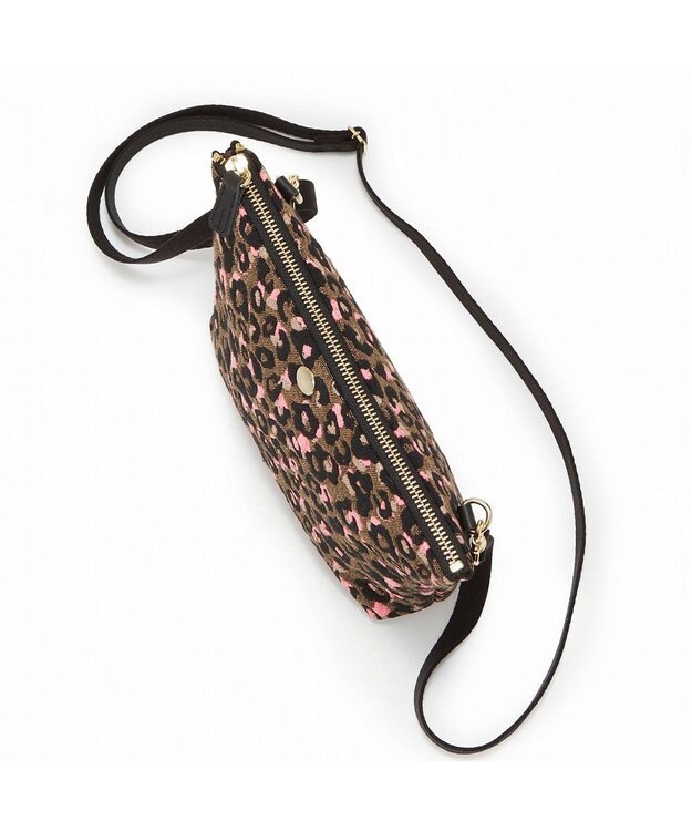 TOPKAPI 【TREASURE TOPKAPI】アニマルジャガード 2WAY ショルダーバッグ ブラウン