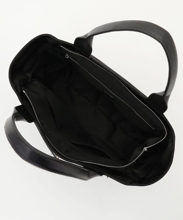 ICB 【A4サイズ収納可】ベルトバックルトート ブラック