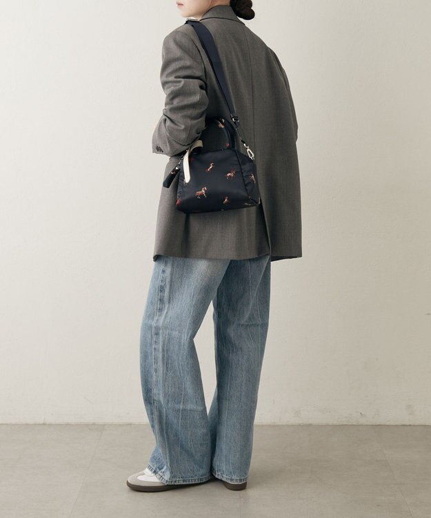 russet WOODLANDER 2WAYミニトートバッグ(CE-1668) Horse/NV