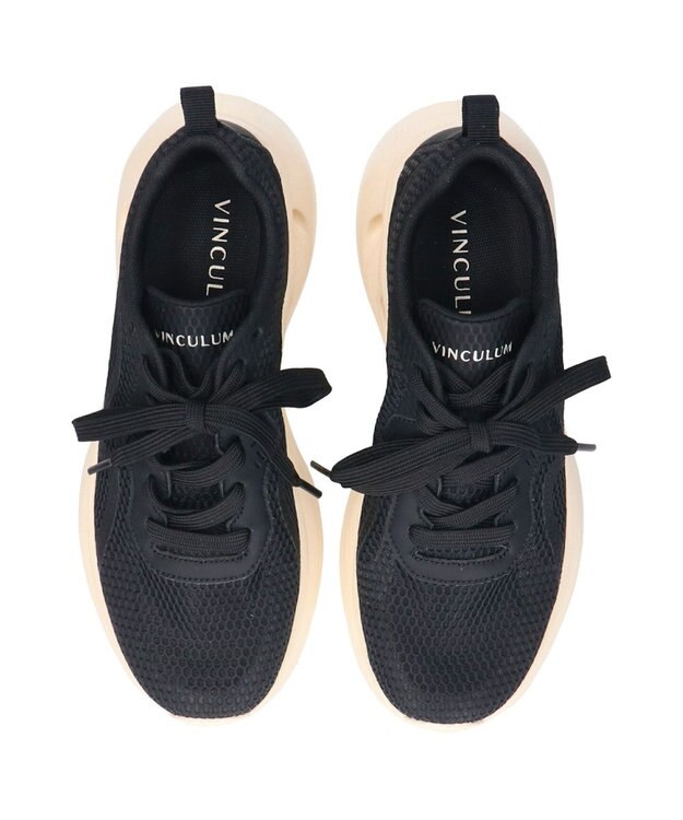 Bridget Birkin 【VINCULUM】厚底メッシュスニーカー ブラック