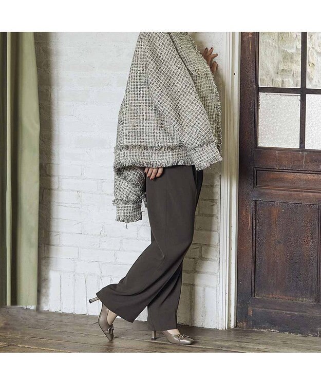 MODE ET JACOMO <MODE ET JACOMO>ビットデザインパンプス オーク