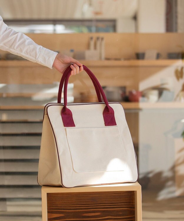 YUSHI ARLE - 30th model TOTEBAG 日本製帆布トートバッグ ワイン