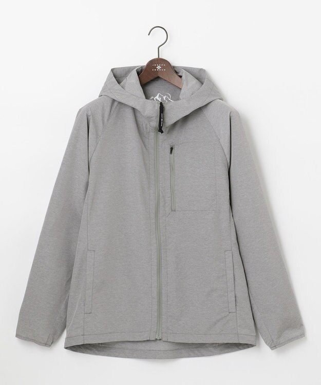 JOSEPH ABBOUD MOUNTAIN 【UNISEX】3Dエンボス パーカー ライトグレー系