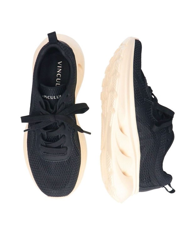 Bridget Birkin 【VINCULUM】厚底メッシュスニーカー ブラック