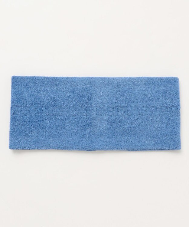 23区GOLF 【MEN】【ウォッシャブル】スヌード付き 裏モールパーカー ニット サックスブルー系