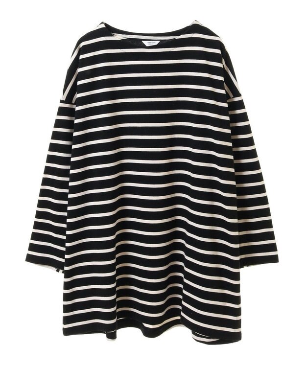 AMERICAN HOLIC ボーダーカットＢＩＧプルオーバー Black