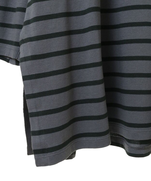 AMERICAN HOLIC ボーダーカットＢＩＧプルオーバー Gray