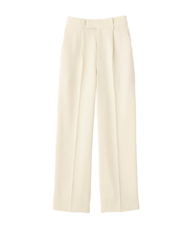 earth music&ecology ストレートパンツ Ecru