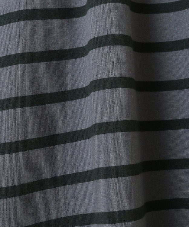 AMERICAN HOLIC ボーダーカットＢＩＧプルオーバー Gray