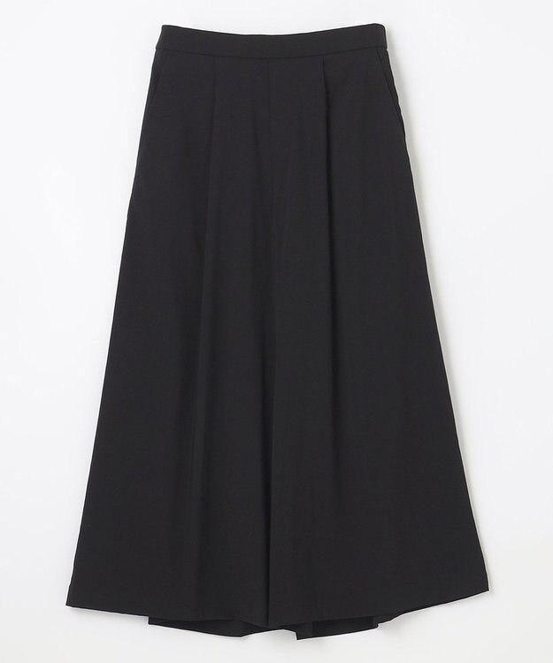 ANY 【ウエストゴム】清涼リラックスクロップドパンツ ブラック