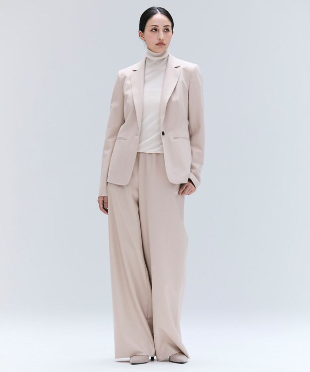 BEIGE， 【Lsize・セットアップ対応】CORBY / ウールイージーワイドパンツ Nude