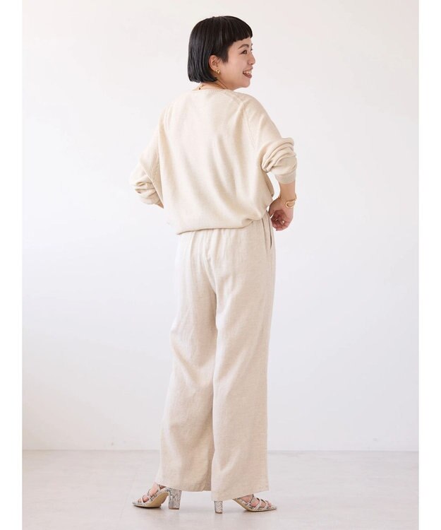 AMERICAN HOLIC ボートネックニットプルオーバー Ivory