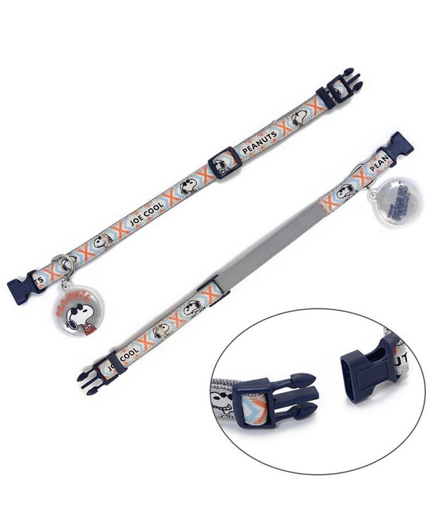 PET PARADISE スヌーピー ジョークール 反射 お揃い 首輪 【ＳＳ】 青