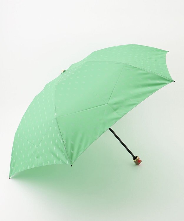 MOONBAT POLO RALPH LAUREN（ポロ ラルフローレン） 折りたたみ傘 PPジャカード ミントグリーン