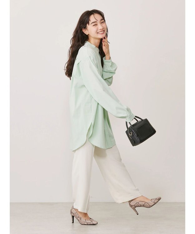 AMERICAN HOLIC ブザムバックボタンチュニック Mint