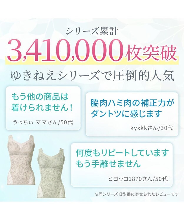 BRADELIS New York 【Yukine inc. 】ゆきねえモアソフト快適フルカップブラキャミ25 接触冷感 速乾 快適補整 ノンワイヤー ブラトップ カップ付きインナー リリークリームベージュ