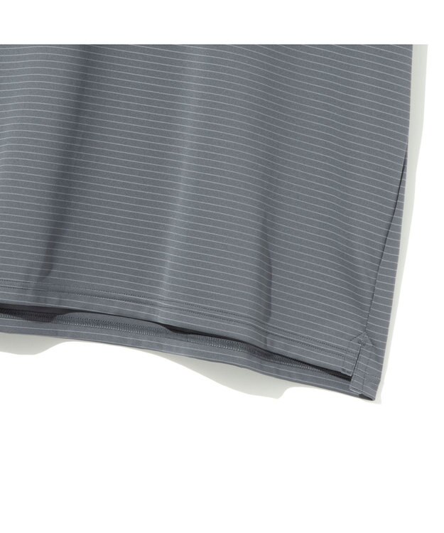 ZERO HALLIBURTON ボーダーモックネックTシャツ ZHG-M6S5b 85190 グレー