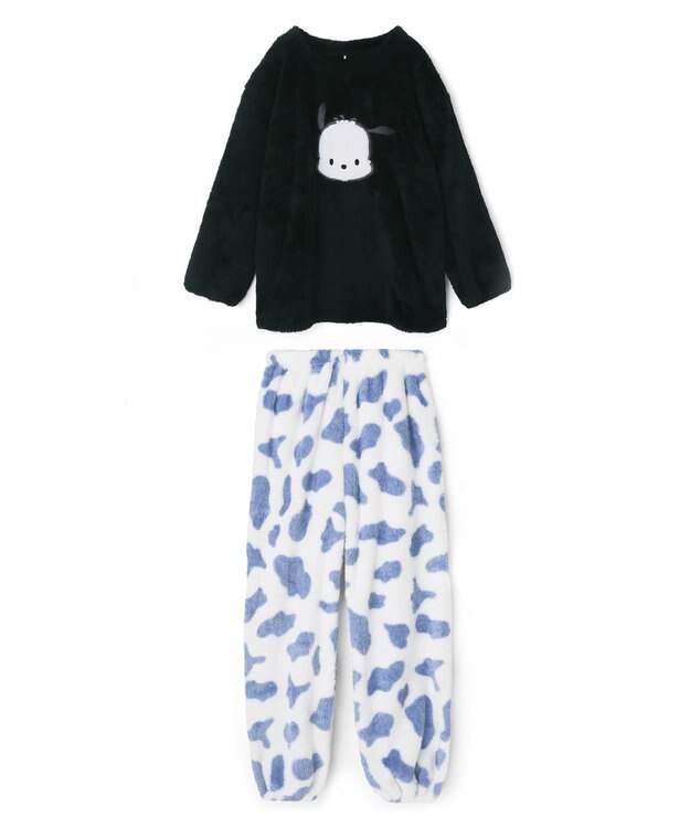 San-ai Resort（三愛水着楽園） 【SALE】【UNISEX】温活にもぴったり！ポチャッコペアルームウェアセット・サックス 【northerly】【サンリオキャラクターズ×San-ai Resortコラボ】 サックス