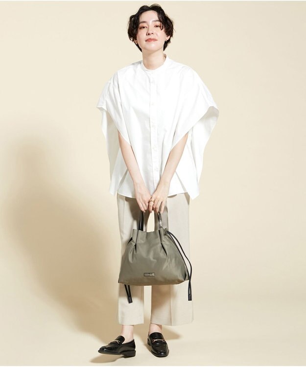 LA BAGAGERIE ドローストリング2WAYトート Sサイズ グレージュ