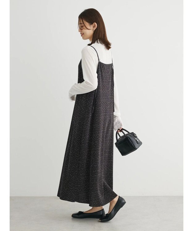 Green Parks 前後２ｗａｙ　プリーツキャミワンピース Dot