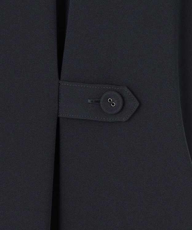 J.PRESS LADIES 【セットアップ対応・洗える】セラテリーダブルクロス ワンピース ネイビー系