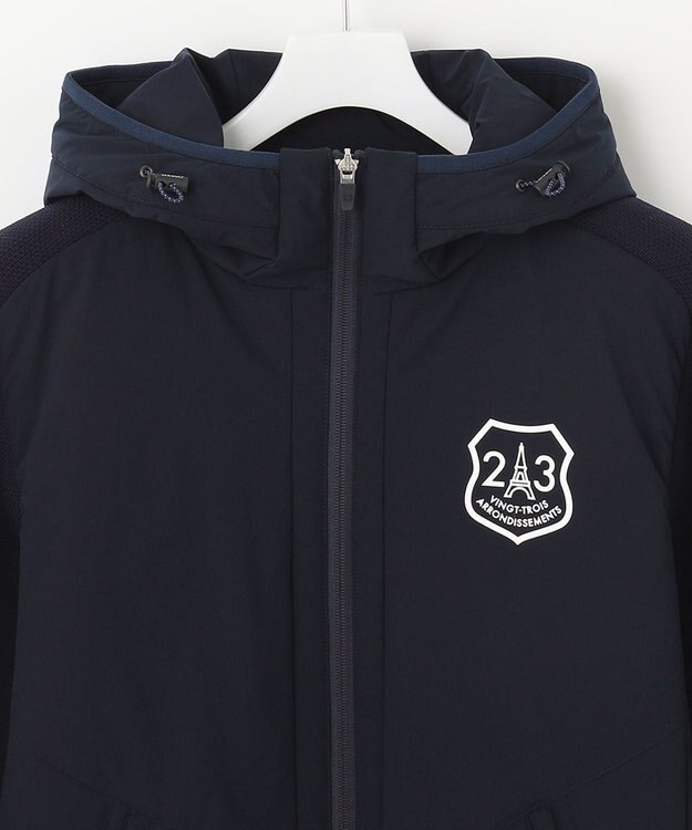 23区GOLF 【MEN】【撥水加工】ニットコンビブルゾン ネイビー系