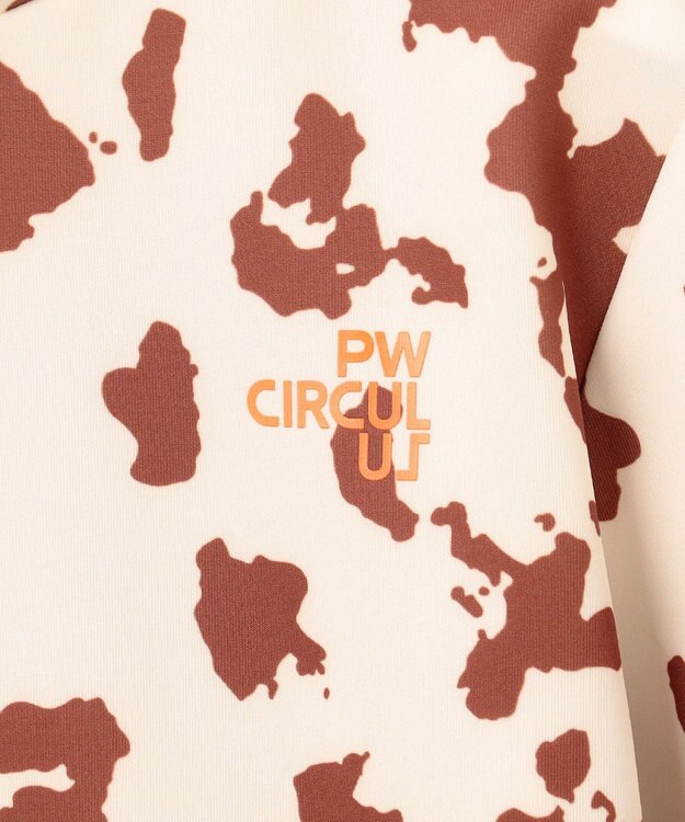 PW CIRCULUS 【ストレッチ / 快適 / 一枚でサマになる】【WOMEN】NEW PINTO柄ロングスリーブモック T ベージュ系5