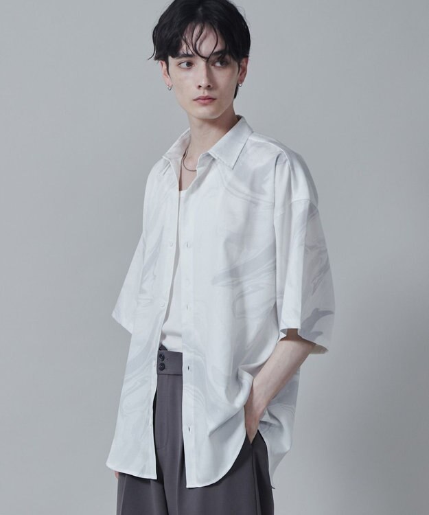 WEGO アムンゼンパターンBIGシャツ（S） 柄2