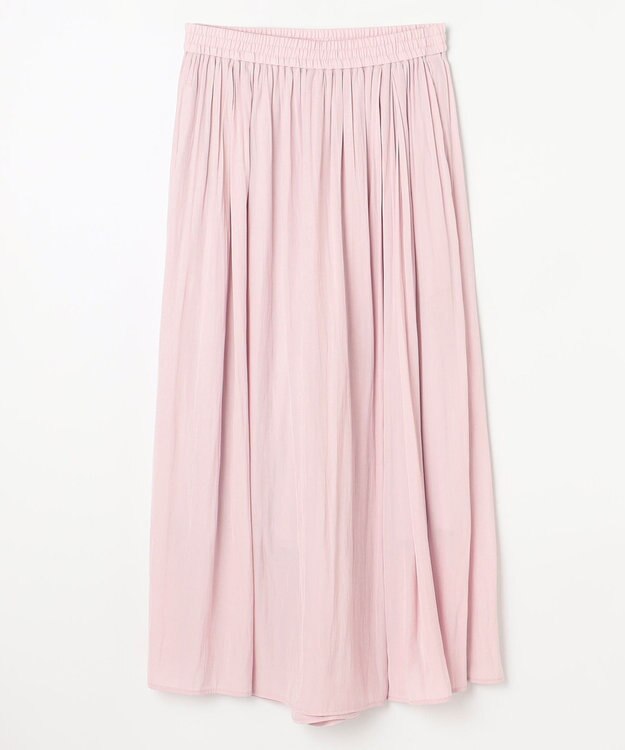 ANY 【ウエストゴム】ラップギャザースカーチョ ピンク