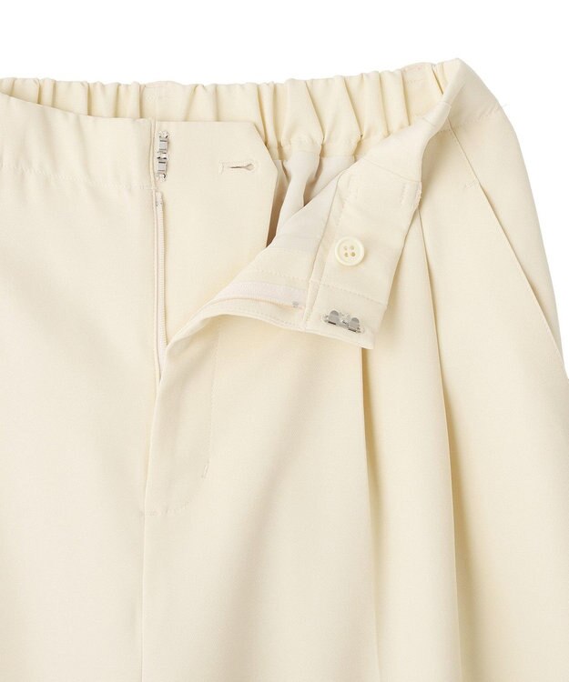 YECCA VECCA ベルトSETクロップド丈パンツ Ivory