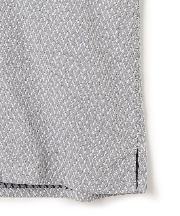 JOSEPH HOMME アロージャガードストレッチ　半袖シャツ ライトグレー系