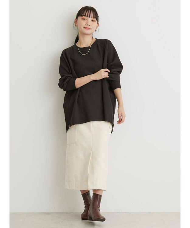 AMERICAN HOLIC サイドＺＩＰブークレチュニック Black