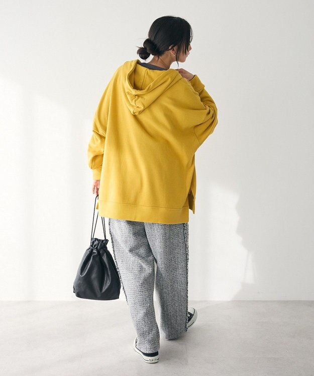 CRAFT STANDARD BOUTIQUE ツイードストレートパンツ Gray