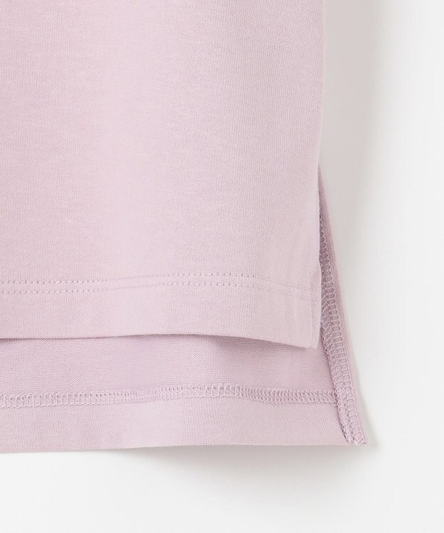 J.PRESS LADIES ロゴ Tシャツ ふじ色系