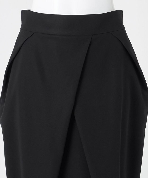 23区 【エステータ】コットンダブルクロス スカート ブラック系