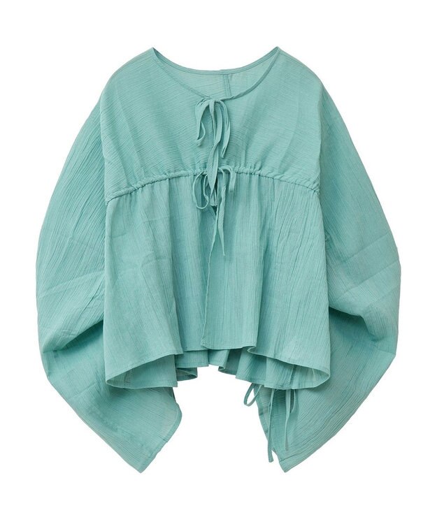 earth music&ecology ワッシャードロスト羽織りシャツ Mint