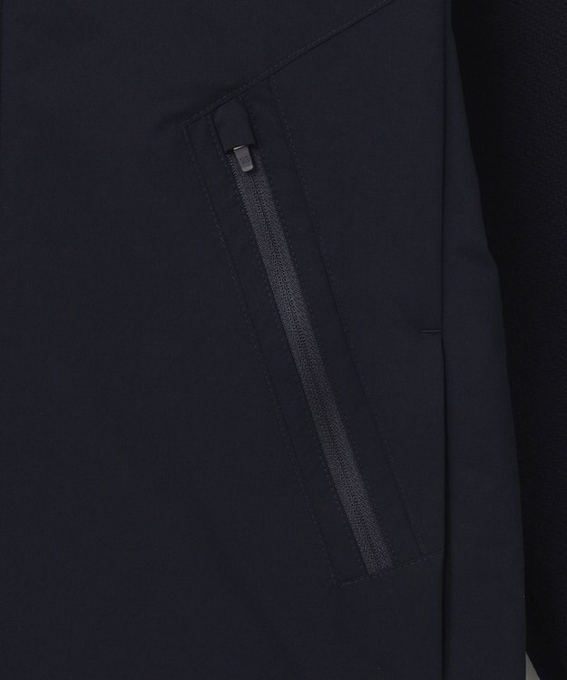 23区GOLF 【MEN】【撥水加工】ニットコンビブルゾン ネイビー系