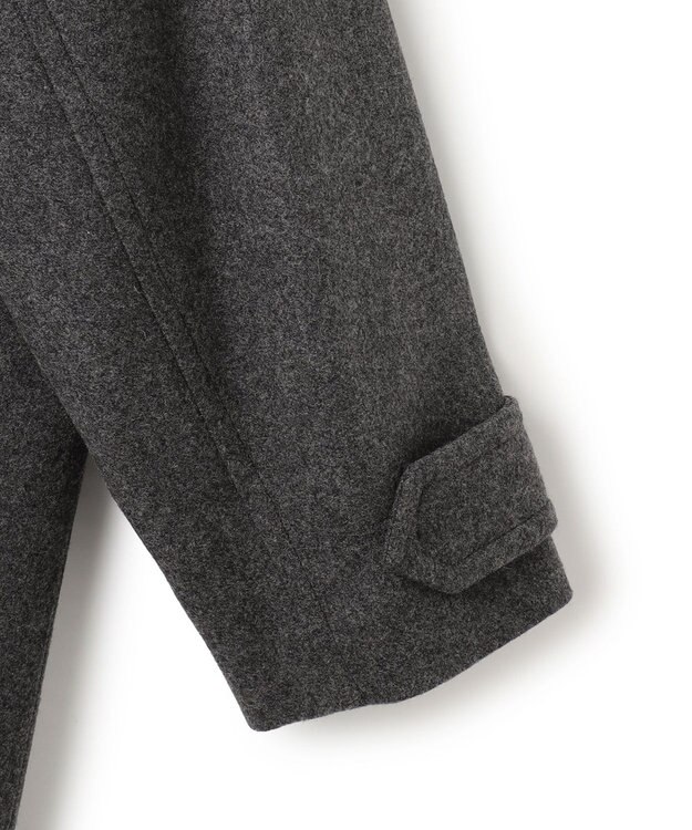 uncrave ライトメルトン ロングチェスターコート チャコール