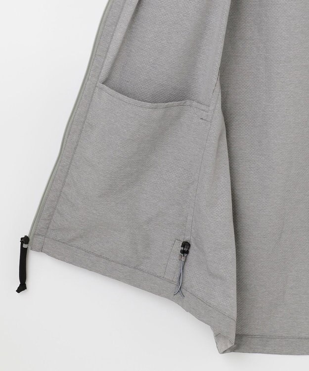 JOSEPH ABBOUD MOUNTAIN 【UNISEX】3Dエンボス パーカー ライトグレー系