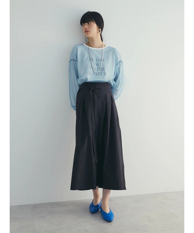 Green Parks armonia．ラップスカート Black