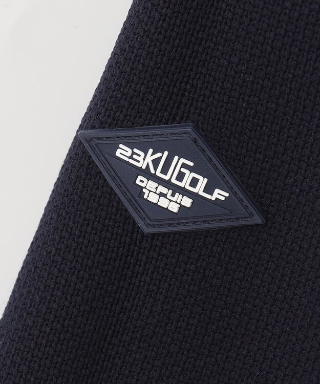 23区GOLF 【MEN】【撥水加工】ニットコンビブルゾン ネイビー系
