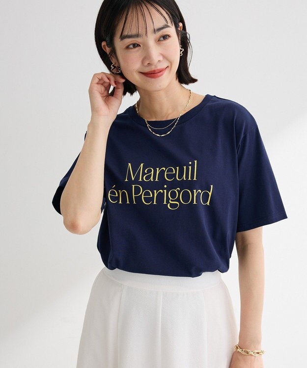 Green Parks ベーシックロゴＴシャツ Navy