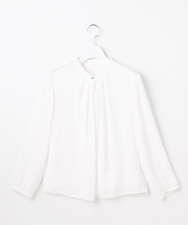 J.PRESS LADIES S バックサテンジョーゼット カットソー ホワイト系