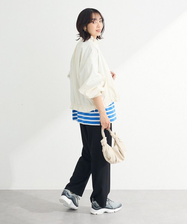 Green Parks 撥水加工　スタンドドロストブルゾン Ivory