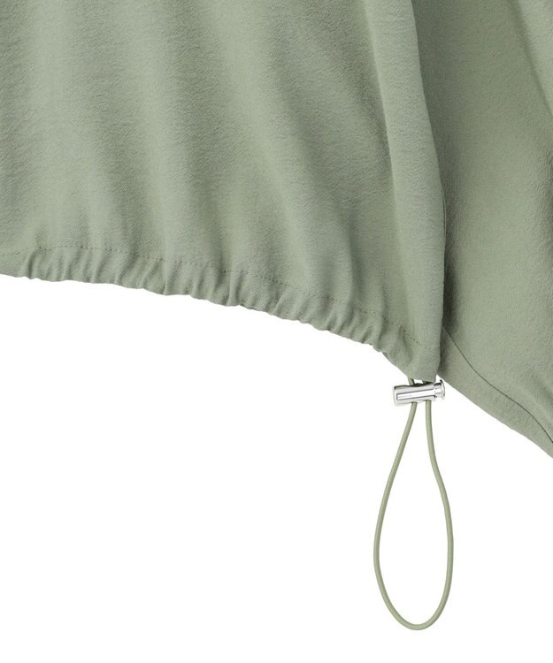 earth music&ecology 【予約】シアーシャツブルゾン ライトカーキ