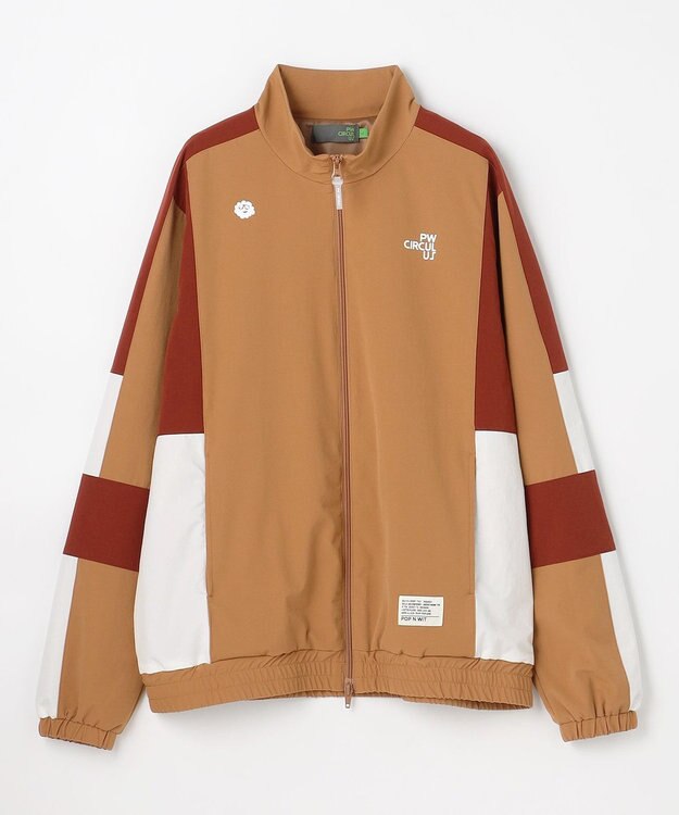 PW CIRCULUS 【ストレッチ素材】【MEN】トラックジャケット ゴルフ ベージュ系