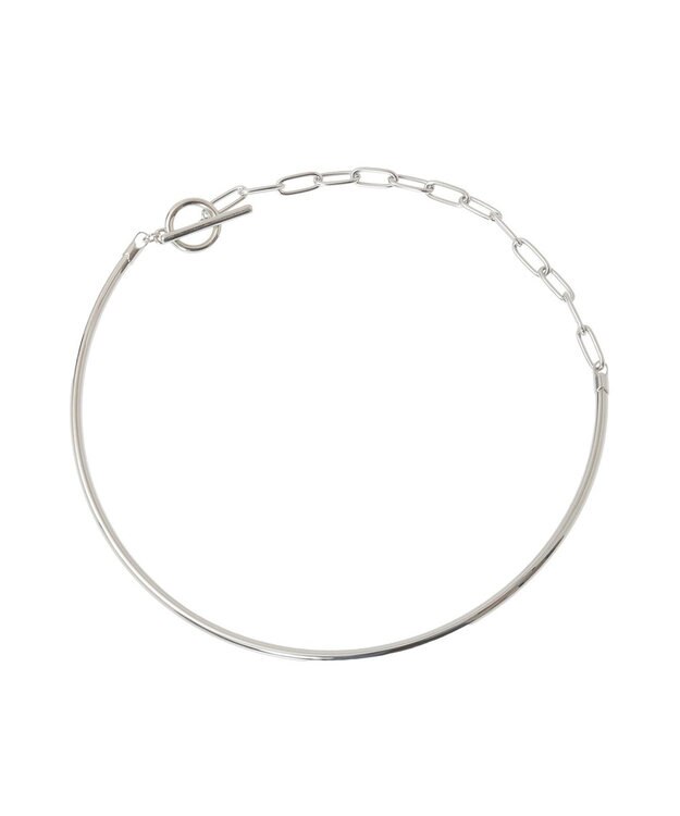 YECCA VECCA チェーンMIXチョーカー Silver