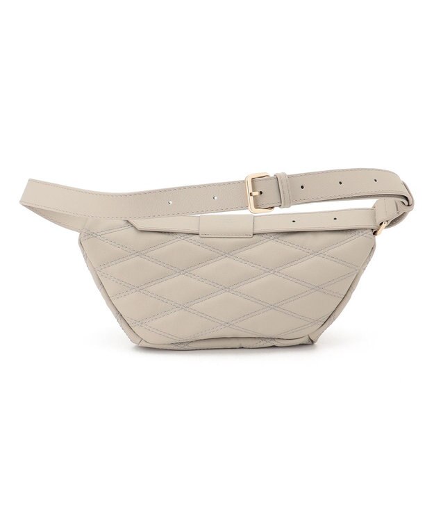 23区 キルティング ボディバッグ ベージュ系