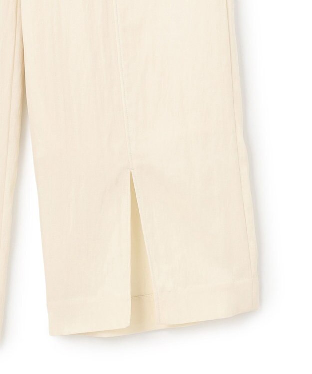 uncrave ドレープツイル スリットパンツ エクリュ